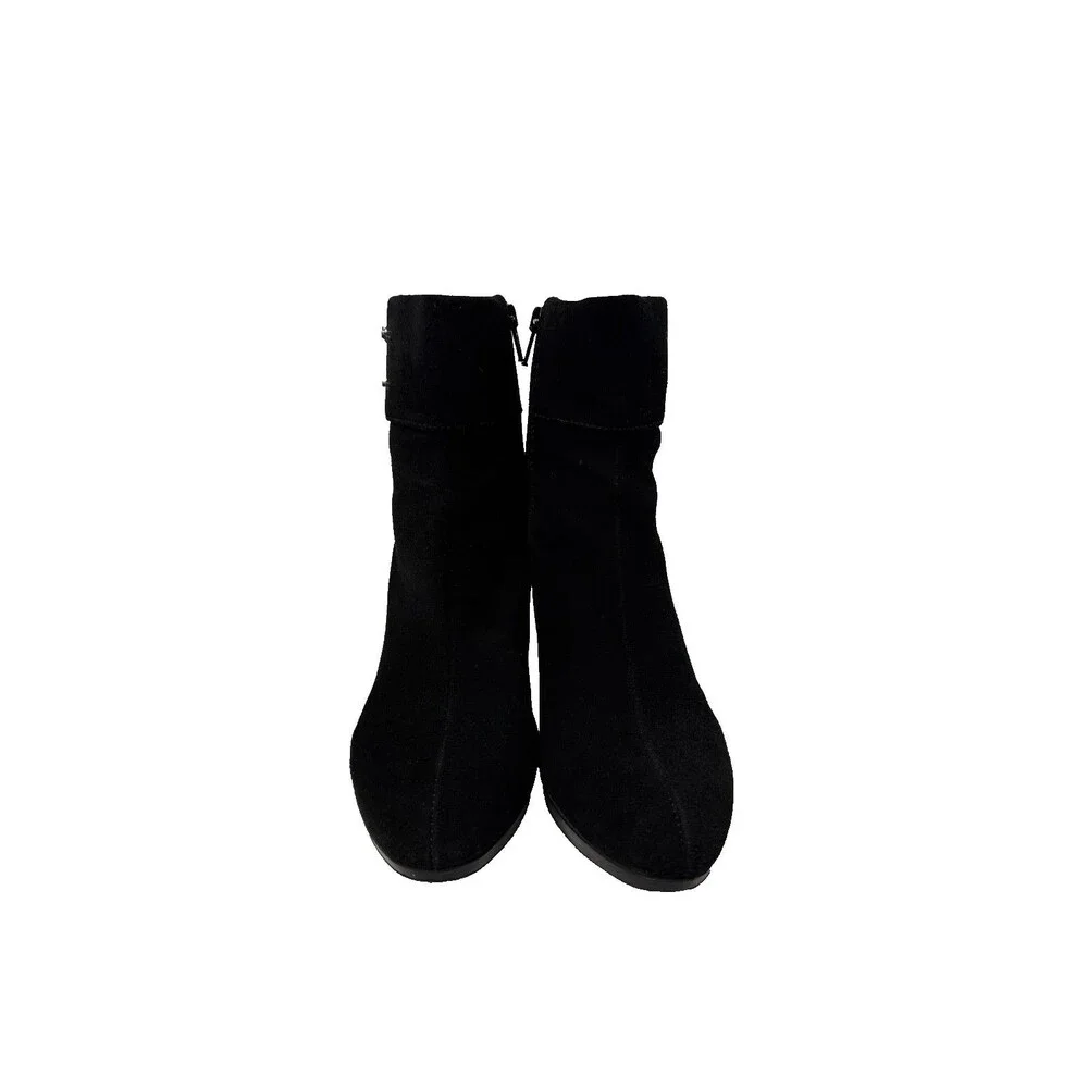 La Canadienne Women’s Suede Ankle Booties Sz 7.5 Made in Canada